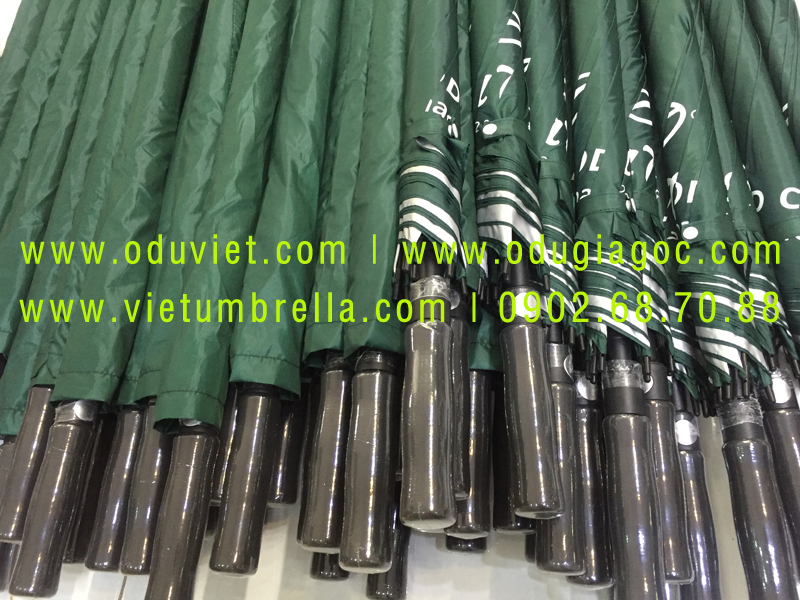 xưởng sản xuất ô dù cầm tay in logo quảng cáo